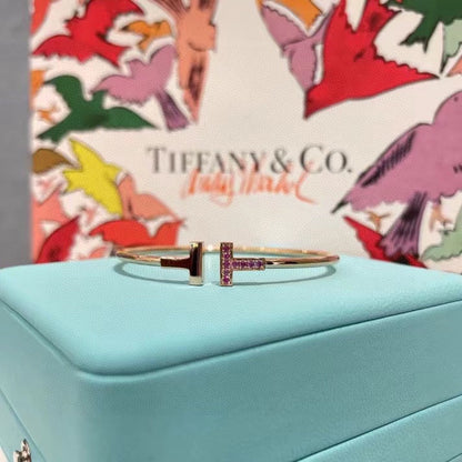 [Kaelin Vow]T ROSÉGOLD-ARMBAND MIT ROSÉ-DIAMANTEN
