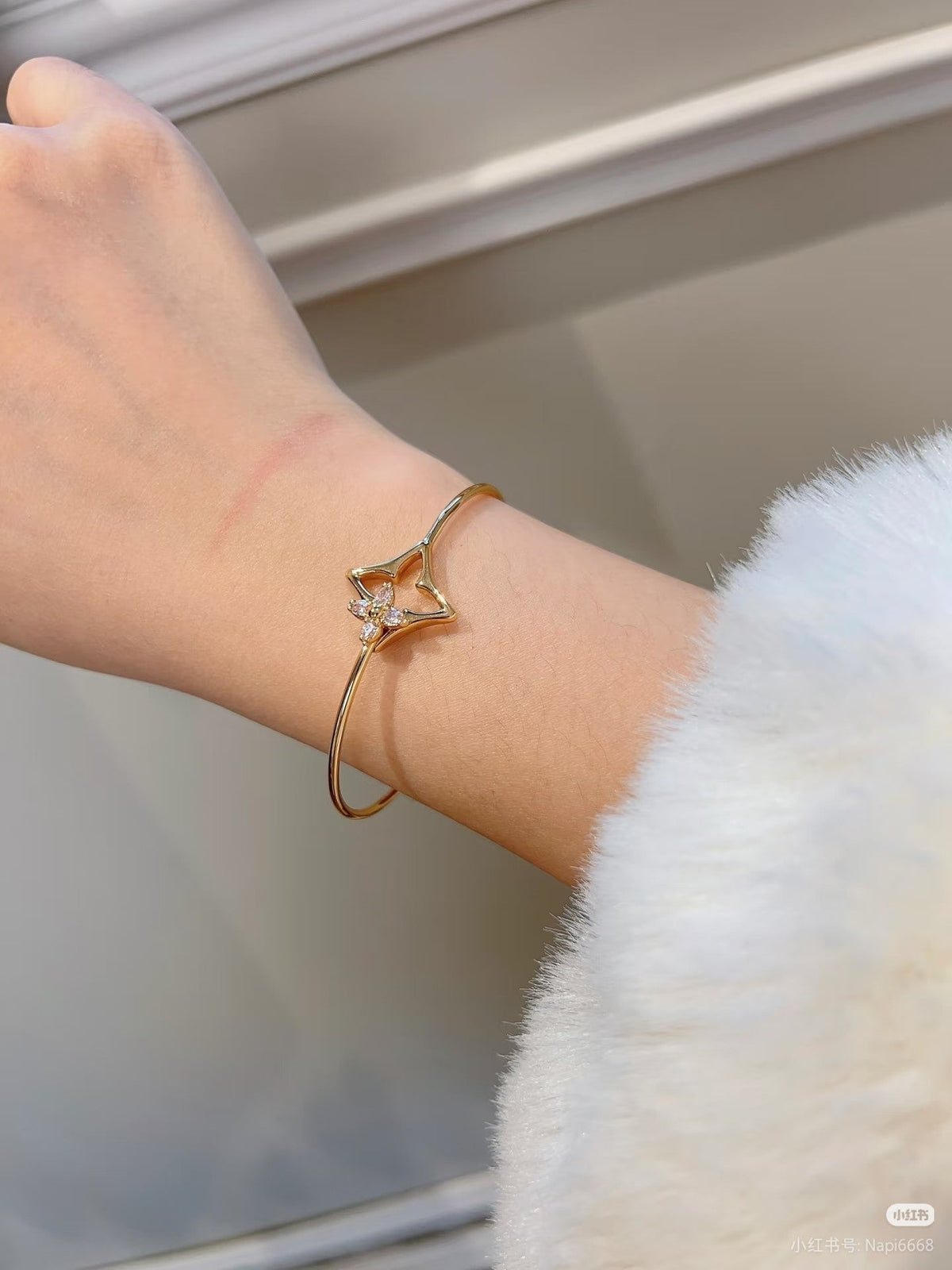[Kaelin Vow]Rosa Diamantarmband