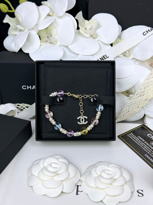 [Kaelin Vow]Colorful Transparent Resin Bracelet