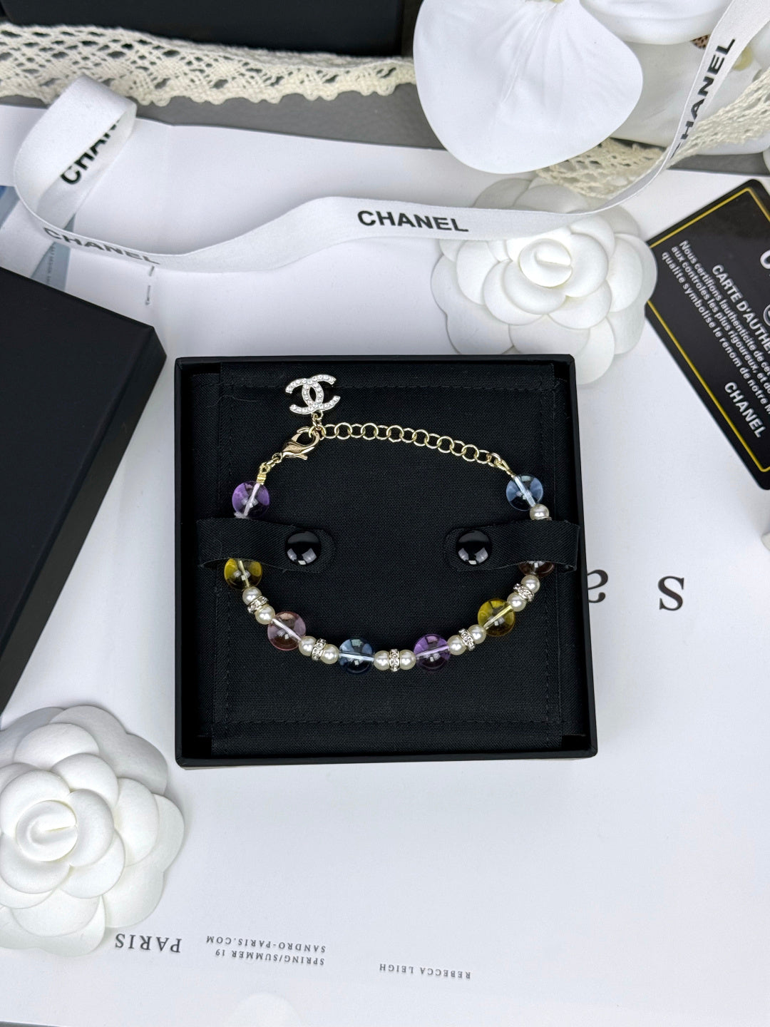 [Kaelin Vow]Colorful Transparent Resin Bracelet
