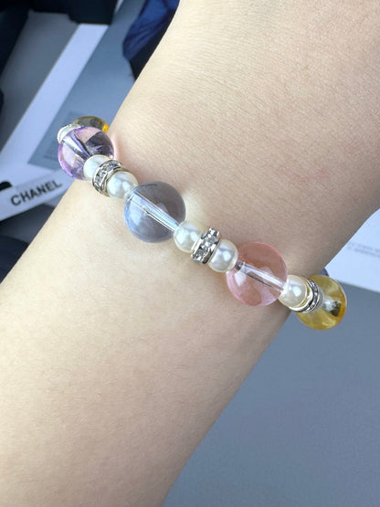 [Kaelin Vow]Colorful Transparent Resin Bracelet