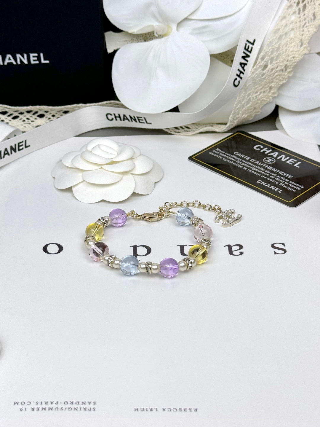 [Kaelin Vow]Colorful Transparent Resin Bracelet