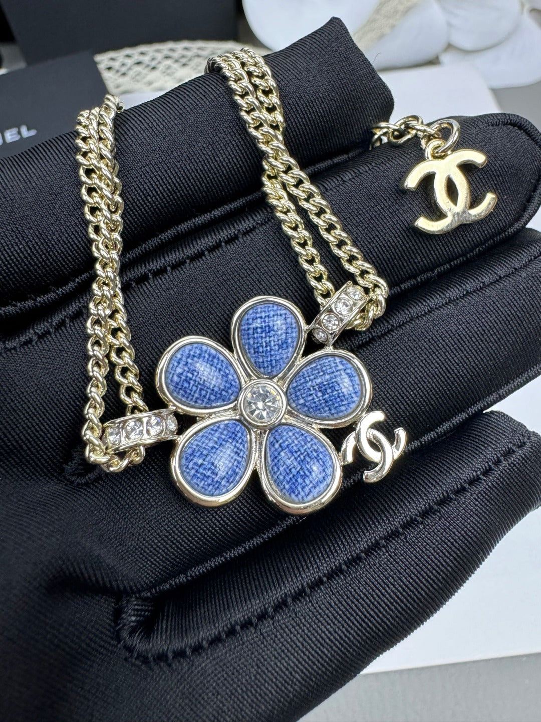 [Kaelin Vow]VOLTE New Blue Floral Double-Layer Bracelet