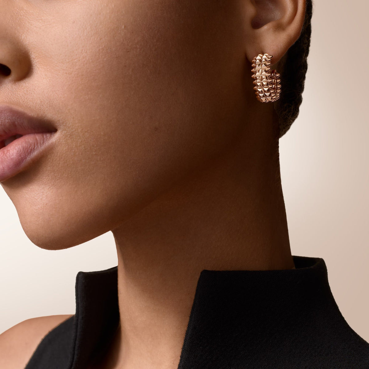 [Kaelin Vow]CLASH 9.2MM DOUBLE ROW EARRINGS