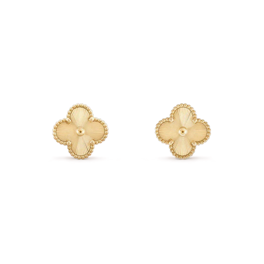 [Kaelin Vow]CLOVER MINI 9.5MM LASER EARRINGS