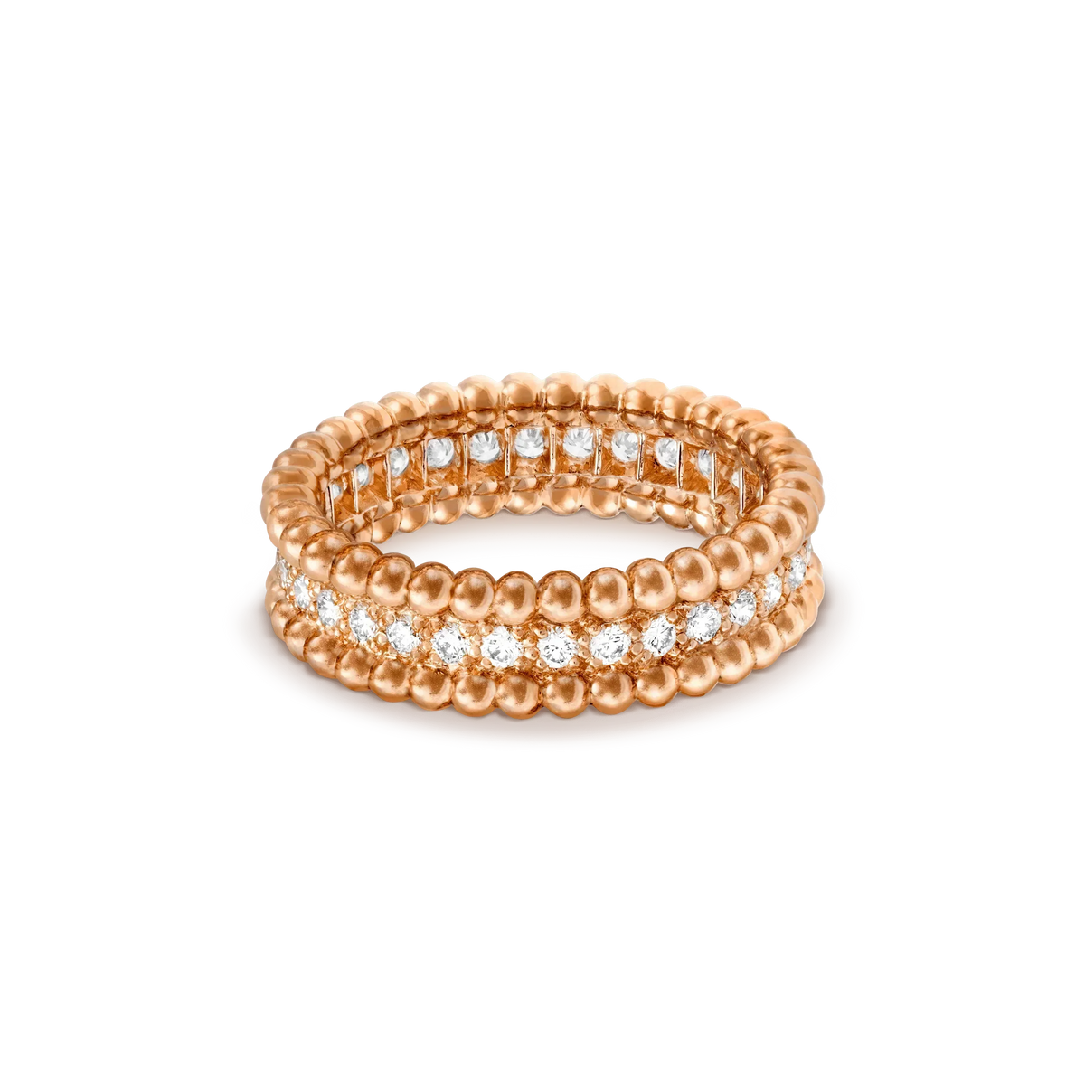 [Kaelin Vow]PERLEE DIAMOND ROSE GOLD RING