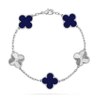 [Kaelin Vow]CLOVER 5 MOTIF LAPIS LAZULI BRACELET COLLECTION