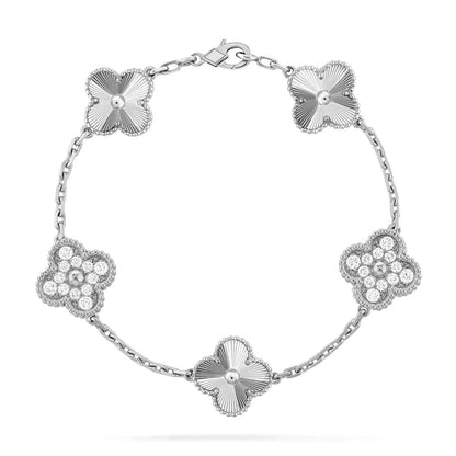 [Kaelin Vow] CLOVER 5 MOTIF LASER BRACELET COLLECTION