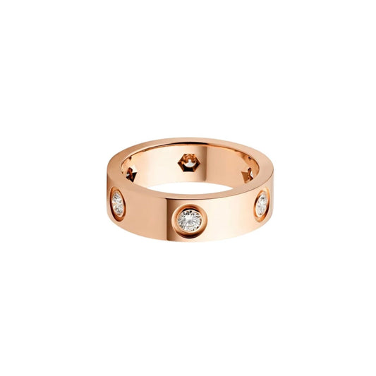 [Kaelin Vow]LOVE 5.5MM 6 DIAMOND RING