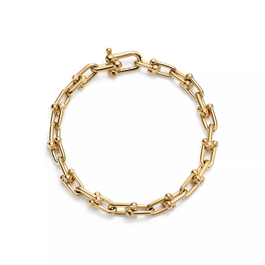 [Kaelin Vow]HARDWEAR SMALL LINK 26 MOTIF GOLD BRACELET