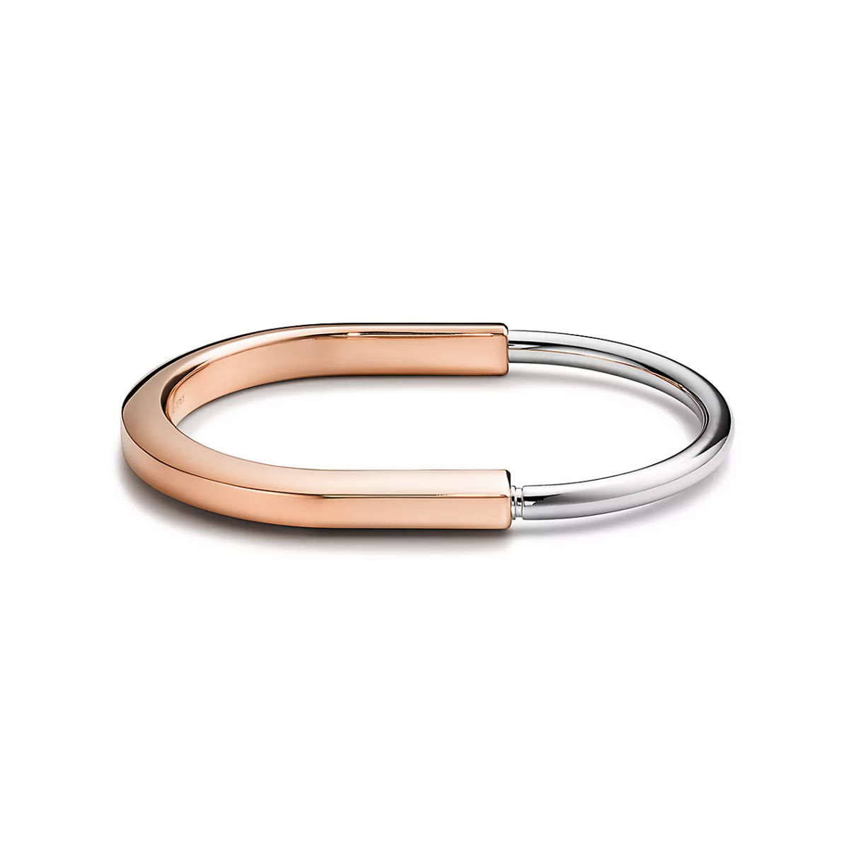 [Kaelin Vow]LOCK BRACELET ROSE AND WHITE GOLD