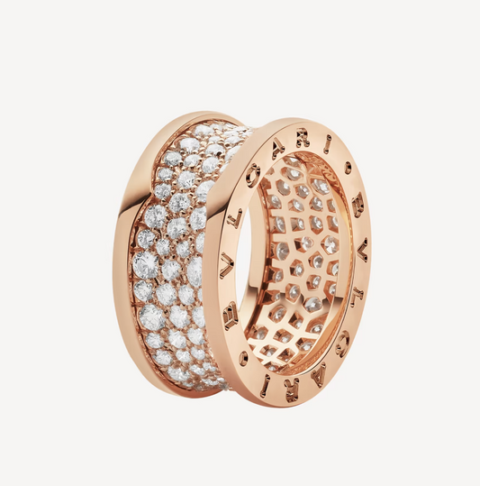 [Kaelin Vow]ZERO 1 WITH PAVED DIAMONDS ON THE SPIRAL RING