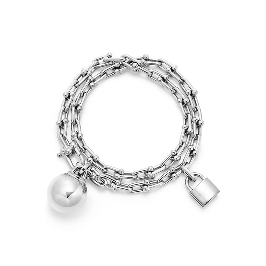 [Kaelin Vow]HARDWEAR SMALL WRAP SILVER BRACELET