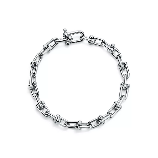 [Kaelin Vow]HARDWEAR SMALL LINK 26 MOTIF SILVER BRACELET