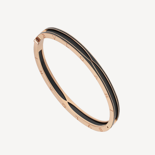 [Kaelin Vow]ZERO 1 PINK GOLD WITH MATTE BLACK CERAMIC BRACELET