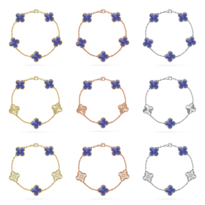 [Kaelin Vow]CLOVER 5 MOTIF BLUE VEINS BRACELET COLLECTION
