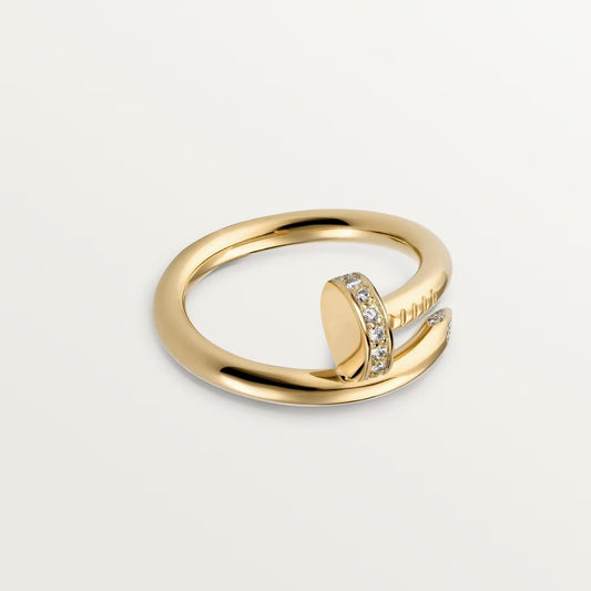 [Kaelin Vow]JUSTE RING 2.6MM HALF DIAMOND