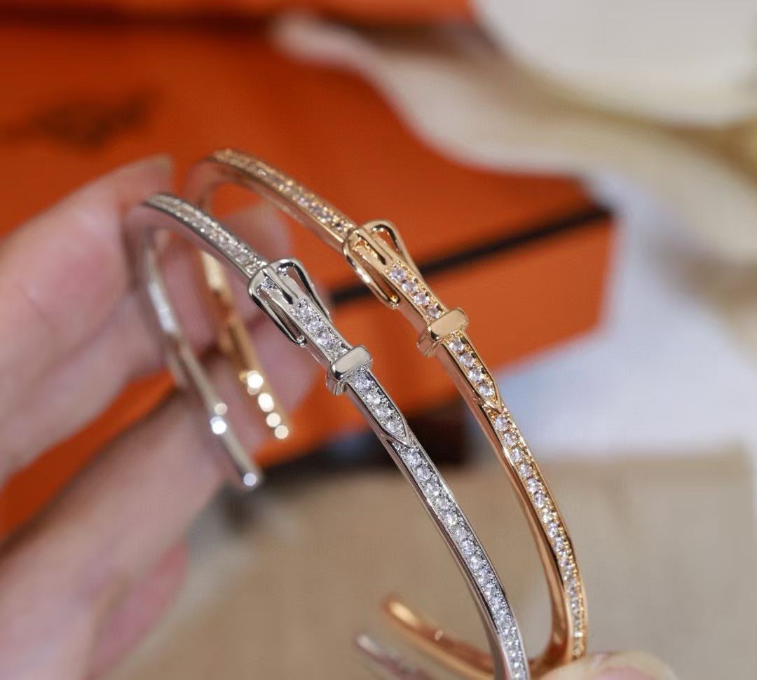 [Kaelin Vow]DIAMOND-ENCRUSTED BRACELET THREE COLORS