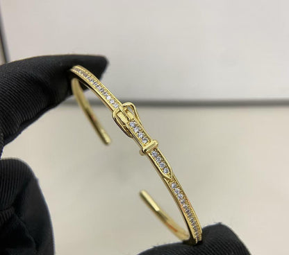 [Kaelin Vow]DIAMOND-ENCRUSTED BRACELET THREE COLORS