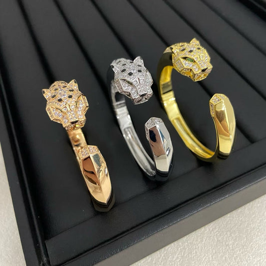 [Kaelin Vow]DIAMOND MACHINE LEOPARD BRACELET