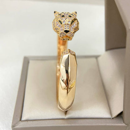 [Kaelin Vow]DIAMANT-MASCHINE-LEOPARD-ARMBAND
