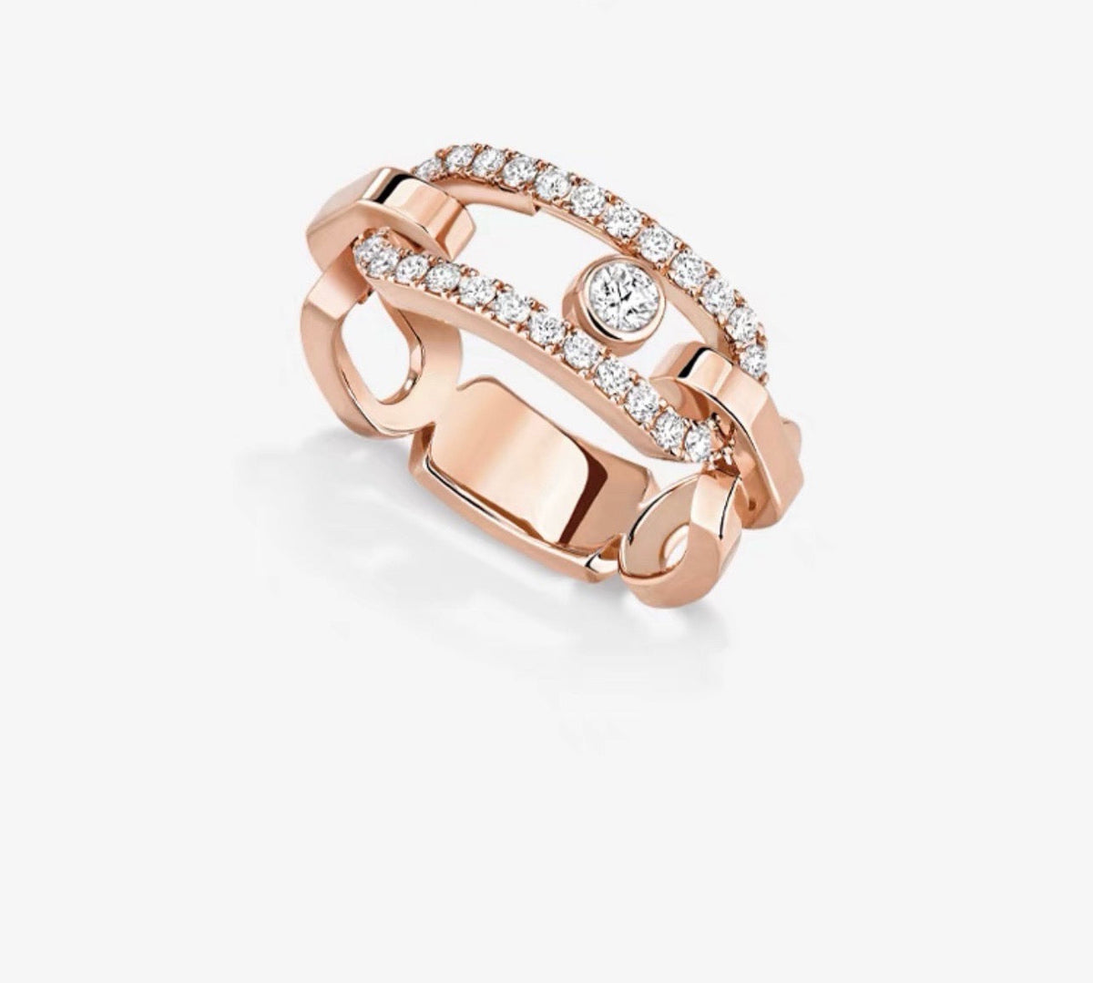 [Kaelin Vow]Sliding Single Diamond Ring