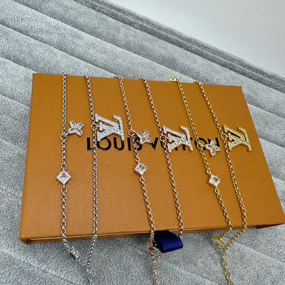 [Kaelin Vow]FULL DIAMOND LETTER NECKLACE