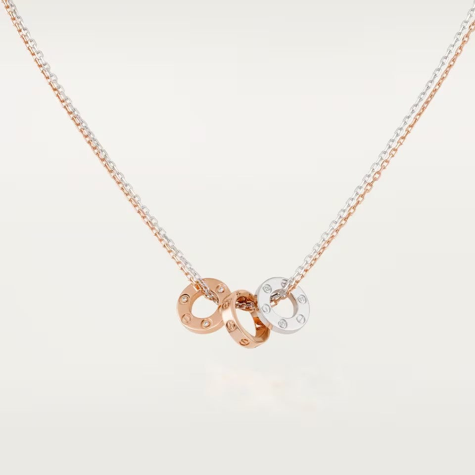 [Kaelin Vow]LOVE 6 DIAMOND PENDANT NECKLACE