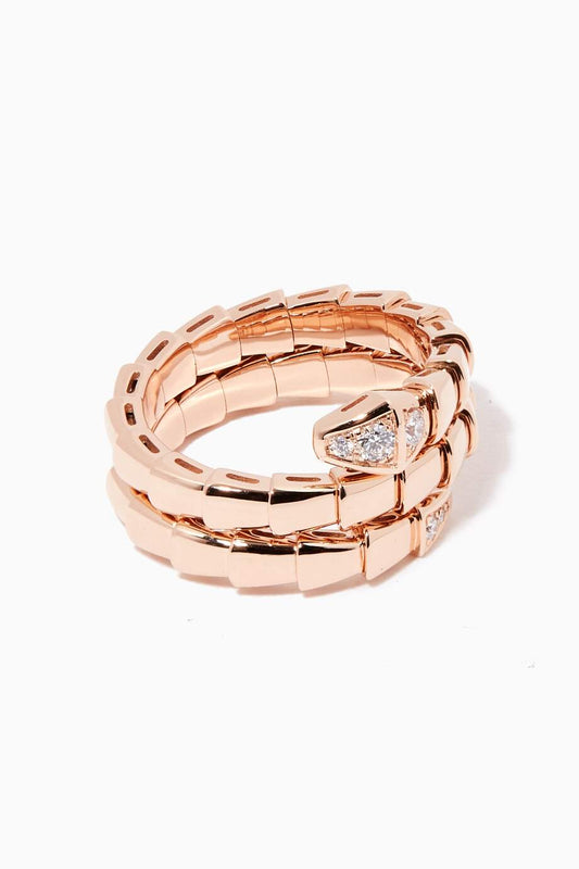 [Kaelin Vow]SERPENTS DOUBLE ROW DIAMOND RING