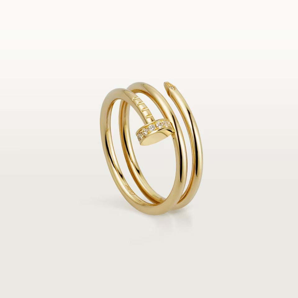 [Kaelin Vow]JUSTE RING 4.8MM HALF DIAMOND