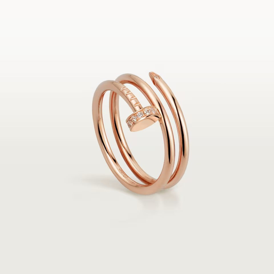 [Kaelin Vow]JUSTE RING 4.8MM HALF DIAMOND