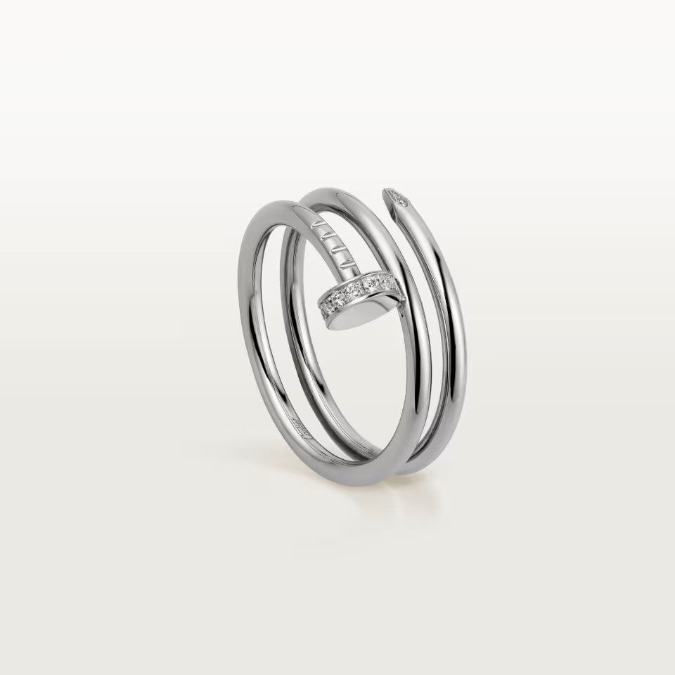 [Kaelin Vow]JUSTE RING 4.8MM HALF DIAMOND