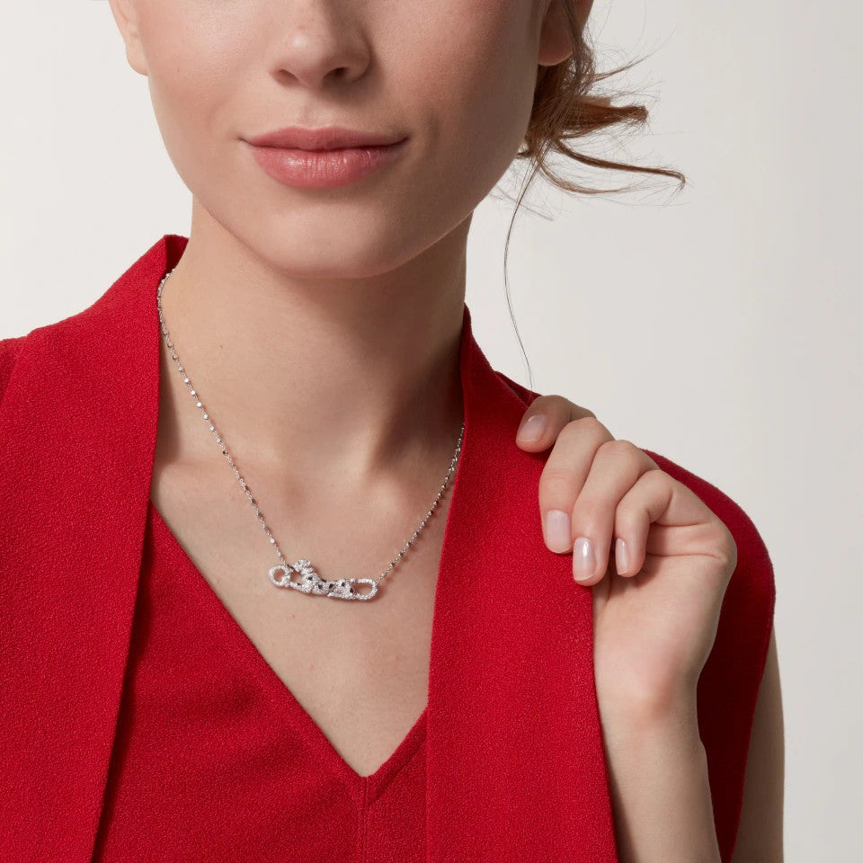 [Kaelin Vow]PANTHERE PAVED DIAMOND NECKLACE