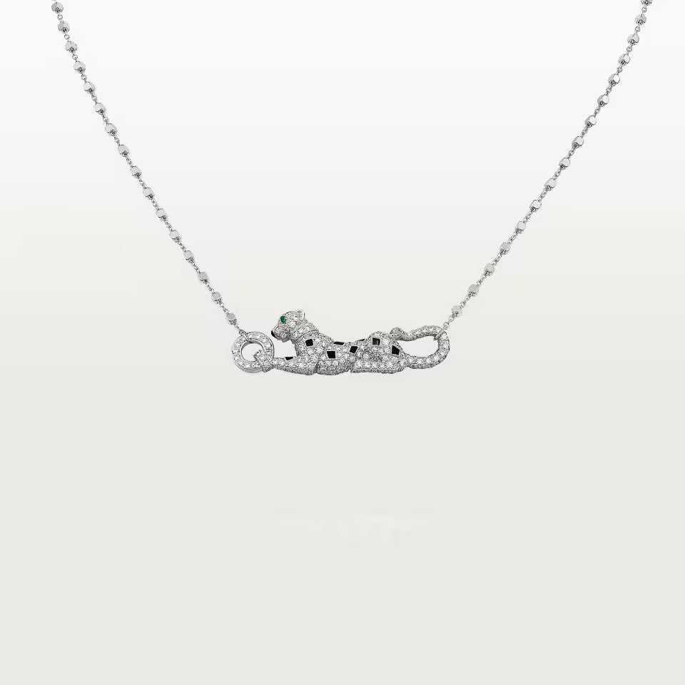 [Kaelin Vow]PANTHERE PAVED DIAMOND NECKLACE