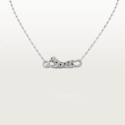 [Kaelin Vow]PANTHERE PAVED DIAMOND NECKLACE