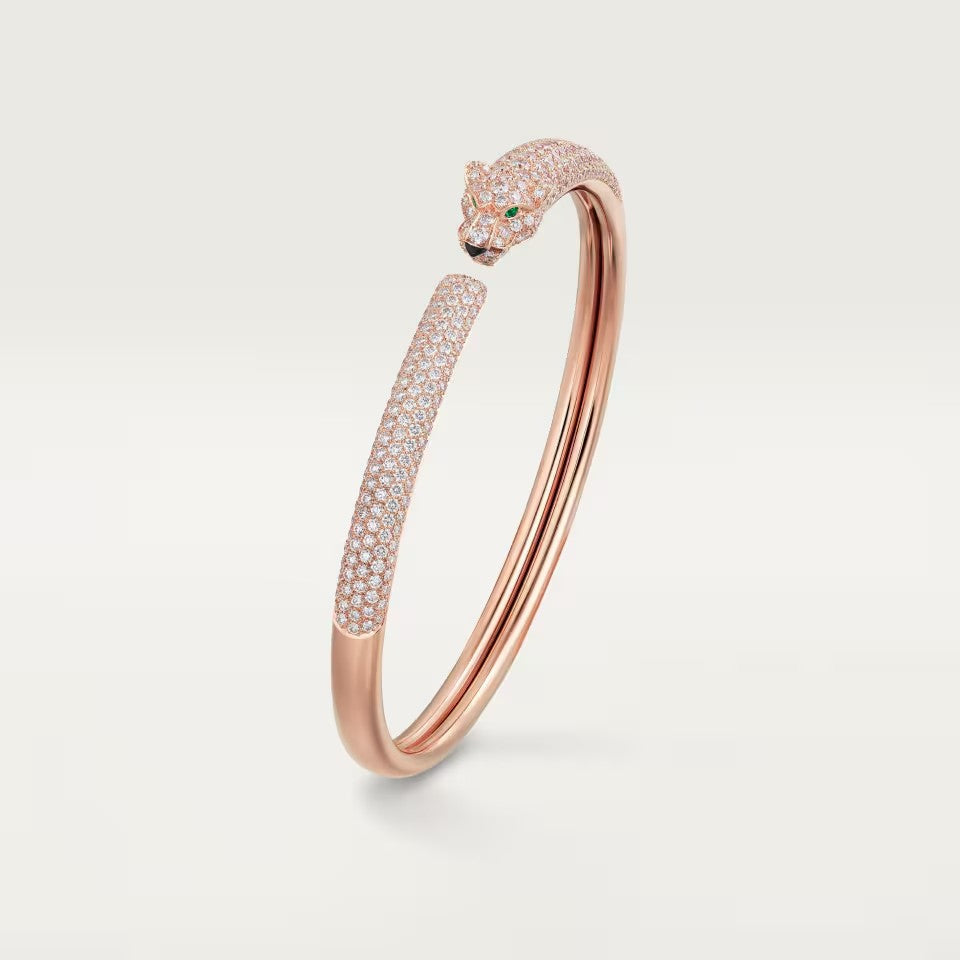[Kaelin Vow]PANTHERE FULL DIAMOND OPEN BRACELET