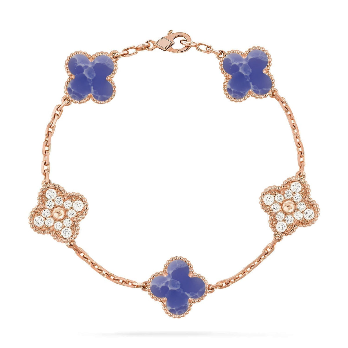 [Kaelin Vow]CLOVER 5 MOTIF BLUE VEINS BRACELET COLLECTION