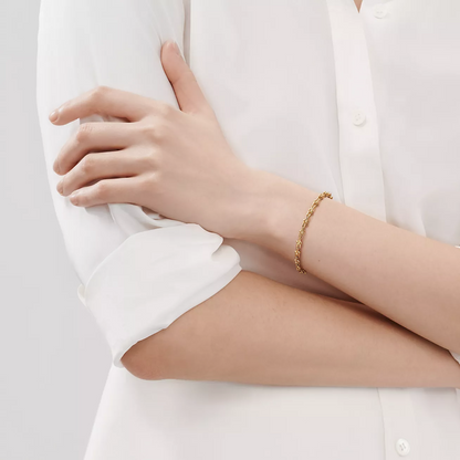 [Kaelin Vow]HARDWEAR MICRO LINK 44 MOTIF GOLD BRACELET