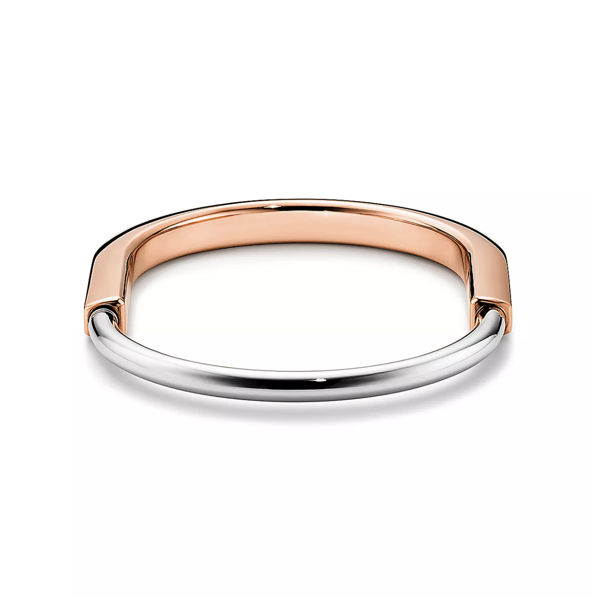 [Kaelin Vow]LOCK BRACELET ROSE AND WHITE GOLD
