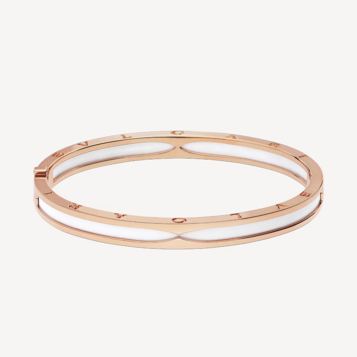 [Kaelin Vow]ZERO 1 PINK GOLD WITH WHITE CERAMIC BRACELET