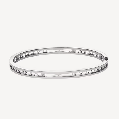 [Kaelin Vow]ZERO 1 SPIRAL LOGO SILVER BRACELET