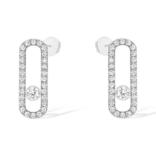 [Kaelin Vow]MOVE UNO STUD DIAMOND PAVED EARRINGS