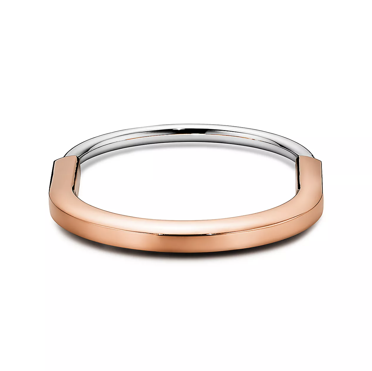 [Kaelin Vow]LOCK BRACELET ROSE AND WHITE GOLD
