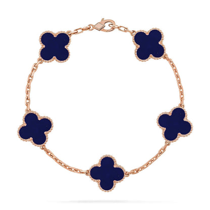 [Kaelin Vow]CLOVER 5 MOTIF LAPIS LAZULI BRACELET COLLECTION