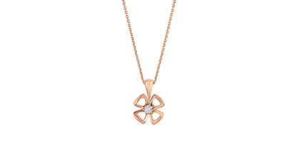 [Kaelin Vow]FIOREVER HALSKETTE MIT DIAMANT-MITTE