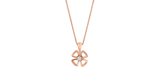 [Kaelin Vow]FIOREVER NECKLACE DIAMOND CENTER
