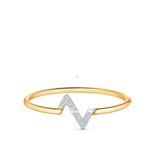 [Kaelin Vow]VOLTE UPSITE DOWN GOLD-DIAMANT-ARMBAND