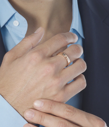 [Kaelin Vow]ALLIANCE LIENS VIDENCE DIAMOND 4MM RING