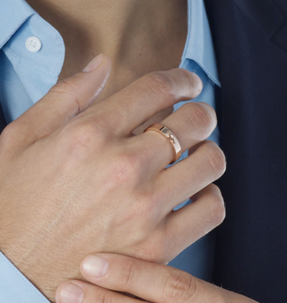 [Kaelin Vow]ALLIANCE LIENS VIDENCE 4MM RING