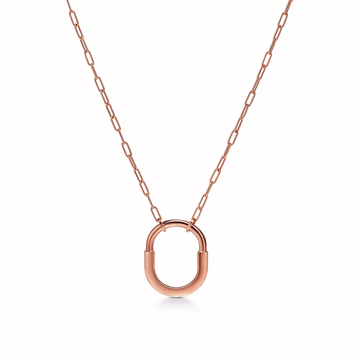 [Kaelin Vow]LOCK MEDIUM PENDANT PINK DIAMOND PINK GOLD NECKLACE